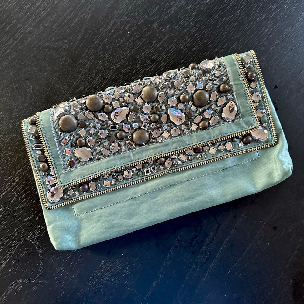J Crew Jeweled Clutch